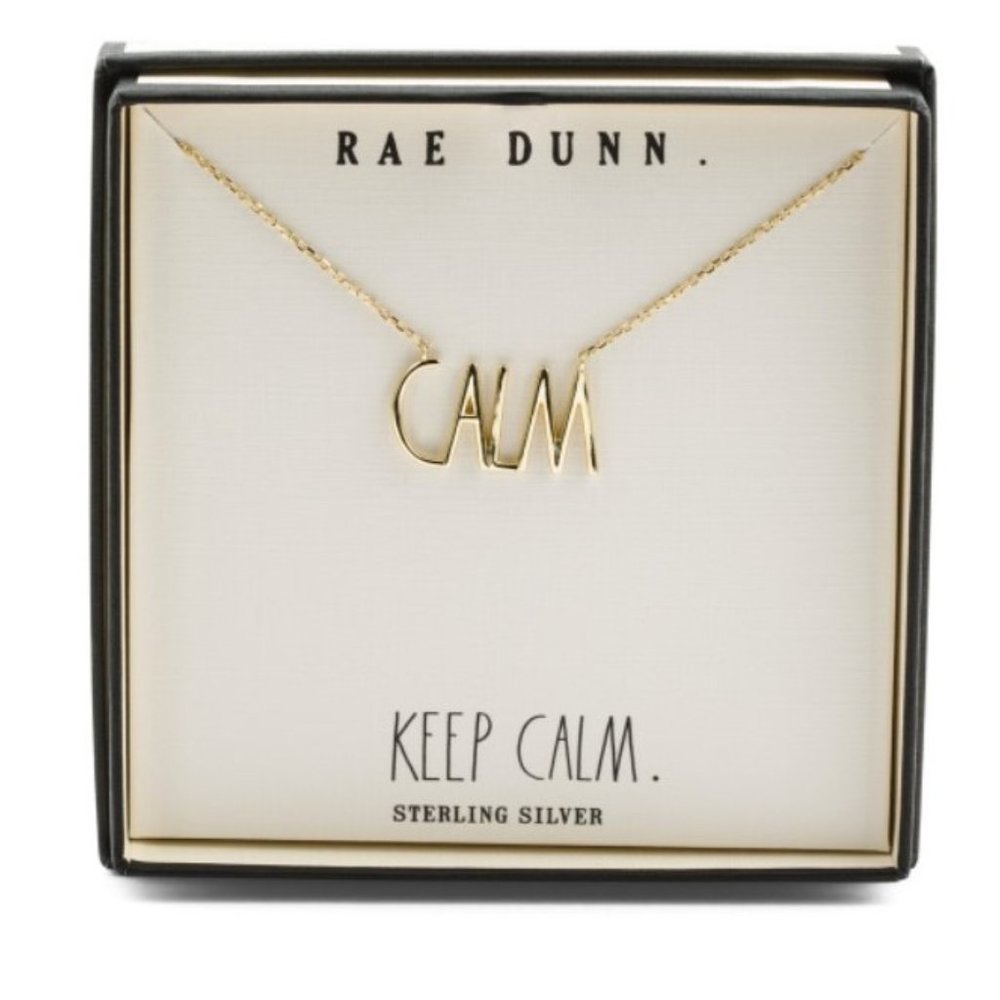 RAE DUNN 14k Gold Plated Necklace